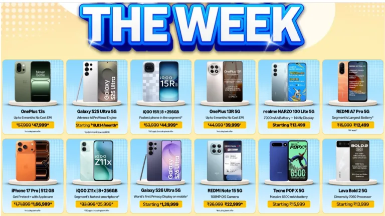 Amazon India Top Deals of the Week (April 26 – May 3, 2026) – Best Smartphone Offers