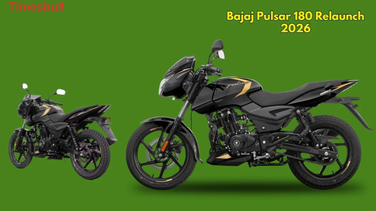 Bajaj Pulsar 180 2026 Launch: Old King Returns with New Look, Power & ₹1.22 Lakh Price Tag - Bajaj Pulsar 180 Relaunch 2026 | Times Bull