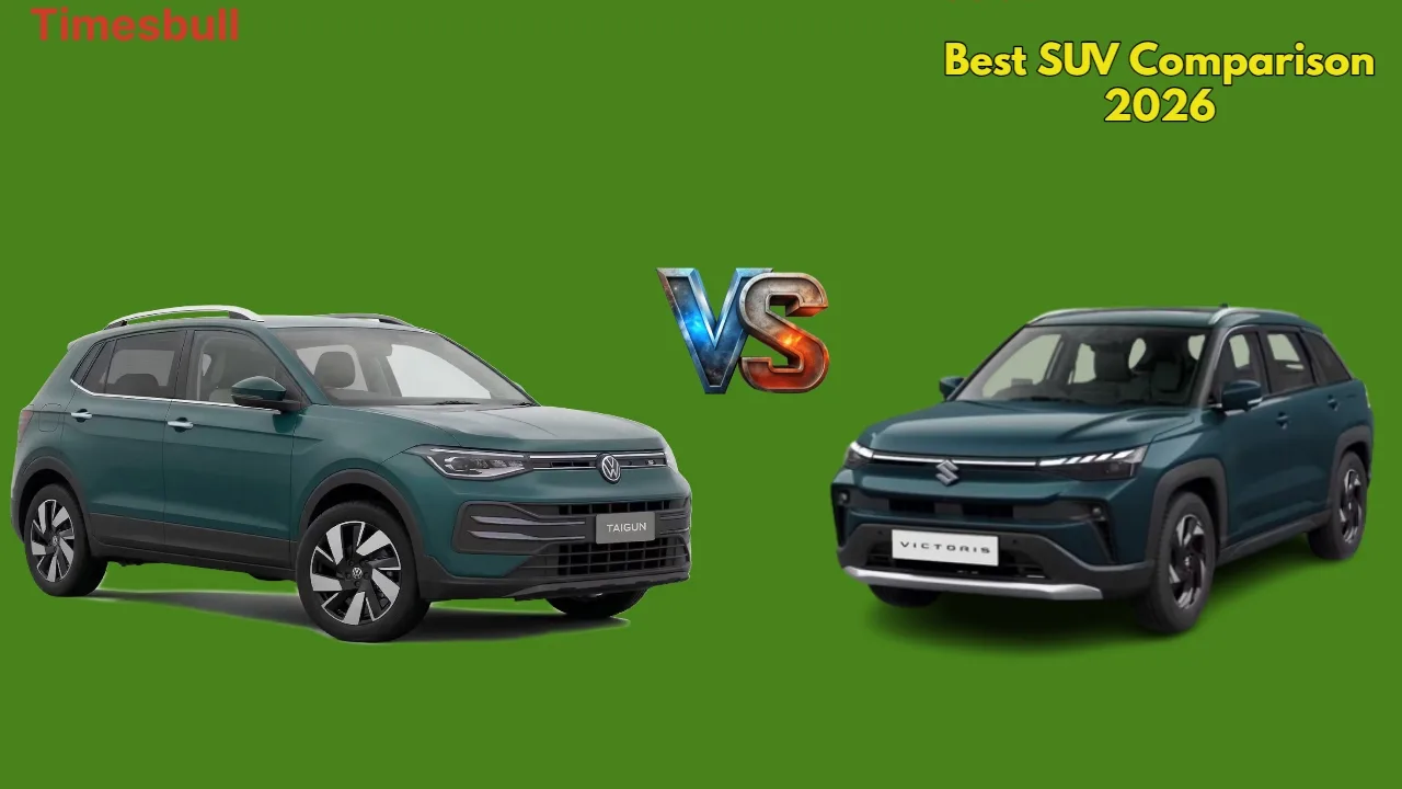 Taigun vs Victoris 2026: Performance, Mileage & Features Comparison – Which Wins? - Best SUV Comparison 2026 | Times Bull