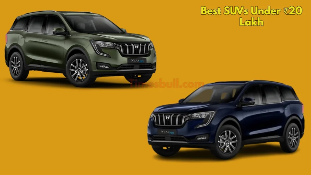 Best SUVs Under ₹20 Lakh