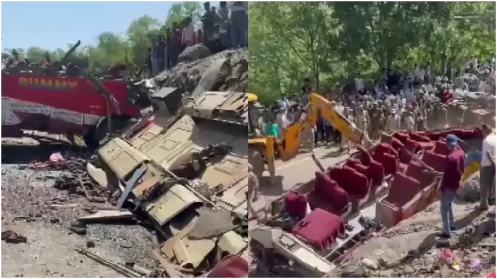 Bus Accident – Terrible Road Accident in Jammu-Kashmir, 15 Passengers Dead After Bus Falls Into Gorge