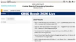CBSE Result 2026 Live