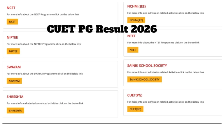 CUET PG Result 2026: – 198 Universities to Begin Admissions; Check DU, JNU and BHU Counseling Process