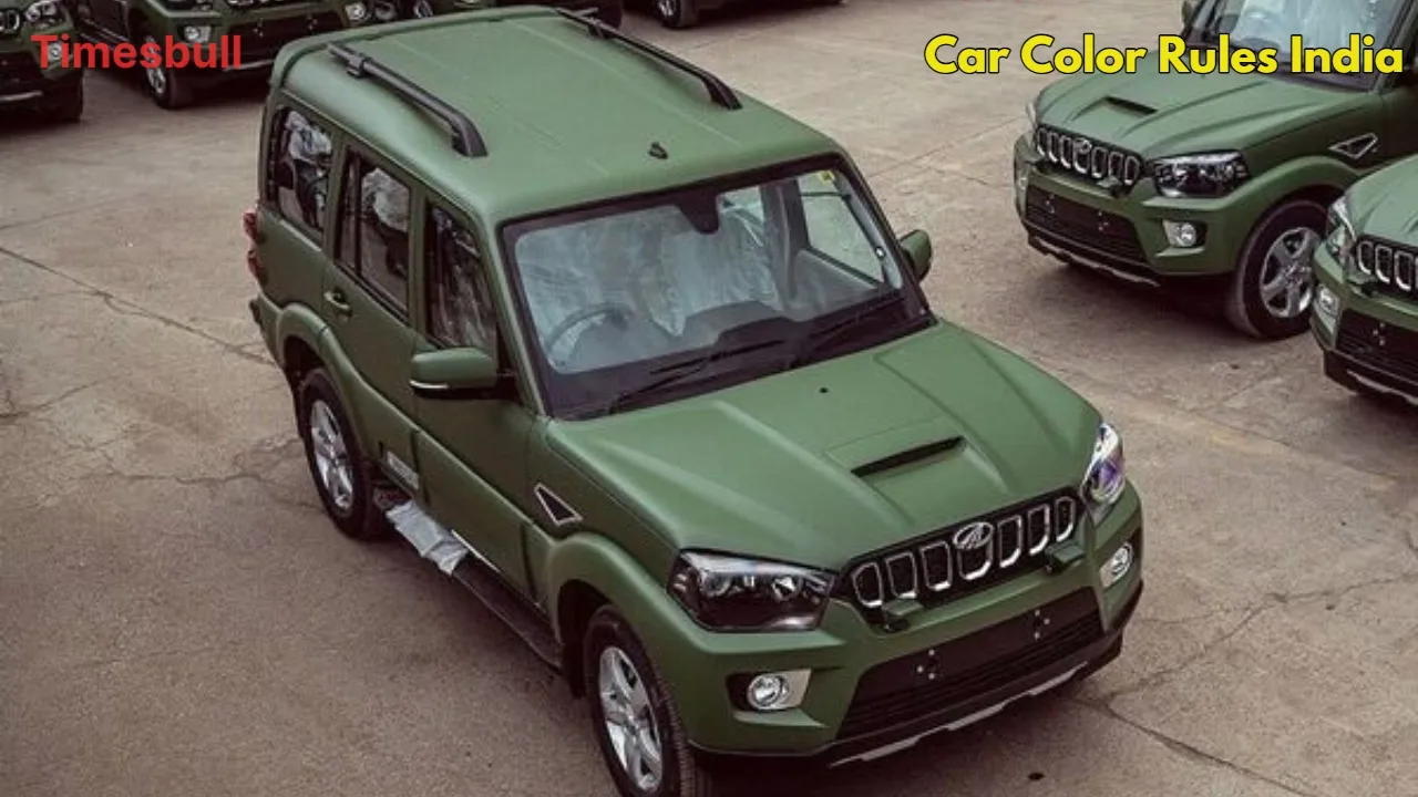 Car Color Rules India