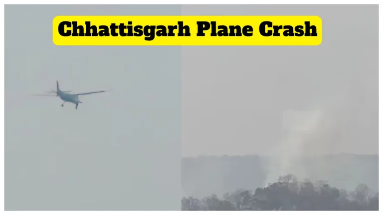 Chhattisgarh Plane Crash – Private Chartered Plane Crashes in Jashpur Forest; Rescue Teams Rushed to the Site