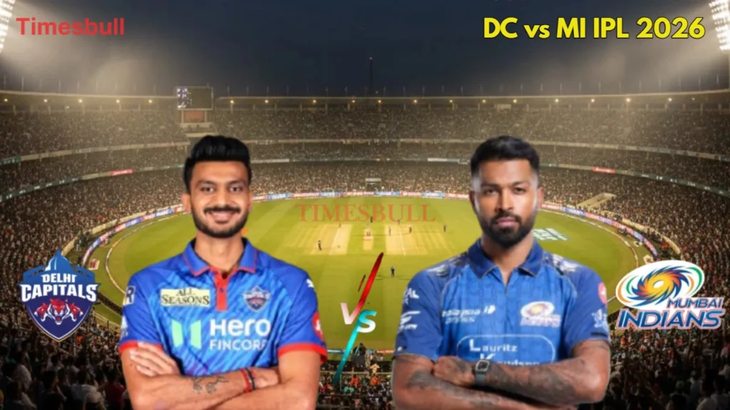 Dc Vs Mi Ipl 2026
