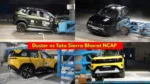 Duster vs Tata Sierra Bharat NCAP