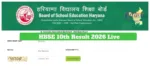 Hbse 10th Result 2026 Live
