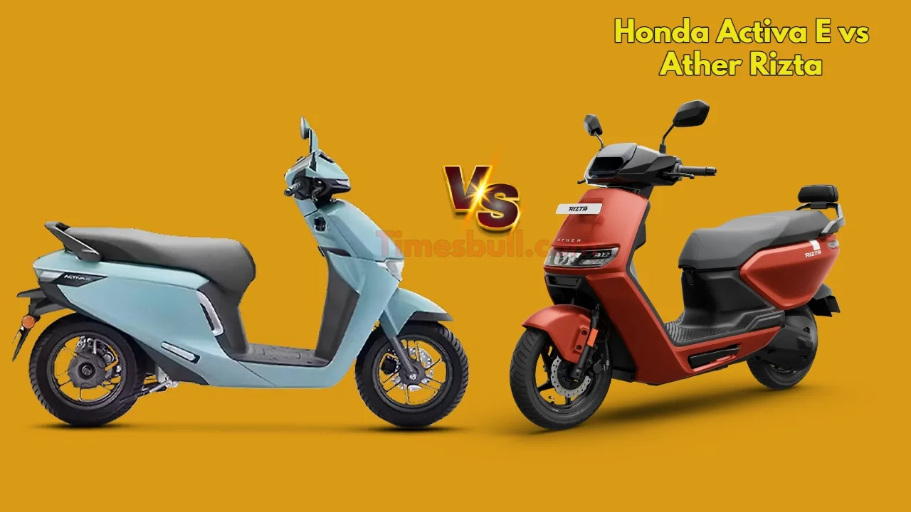 Honda Activa E Vs Ather Rizta