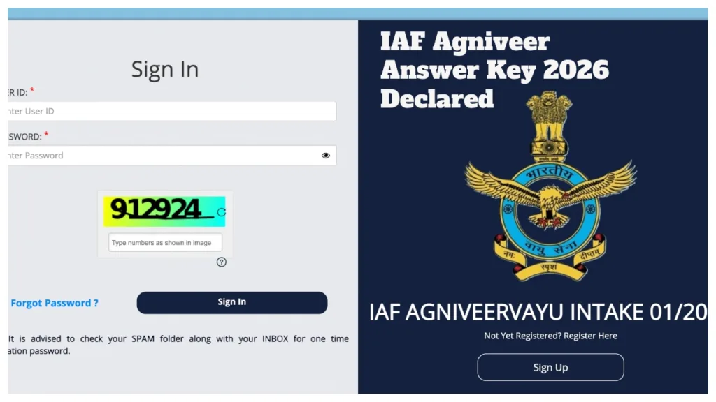 Iaf Agniveer Answer Key 2026 Declared