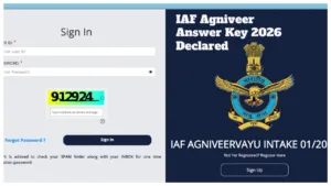 Iaf Agniveer Answer Key 2026 Declared