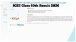 ICSE Class 10th Result
