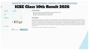 ICSE Class 10th Result