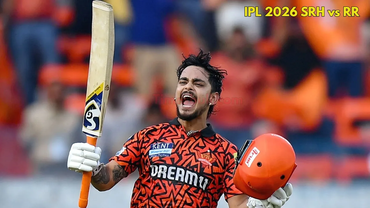 IPL 2026 SRH Vs RR