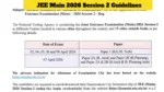 JEE Main 2026 Session 2 Guidelines