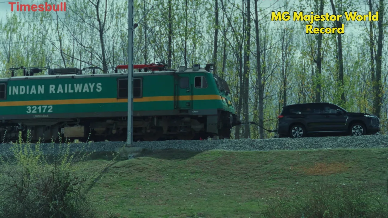 MG Magestor 2026: Record-Breaking SUV Pulls 400-Ton Train – Specs & Details - MG Majestor World Record | Times Bull