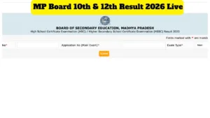 MP Board 10th 12th Result 2026 Live
