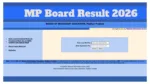 MP Board Result