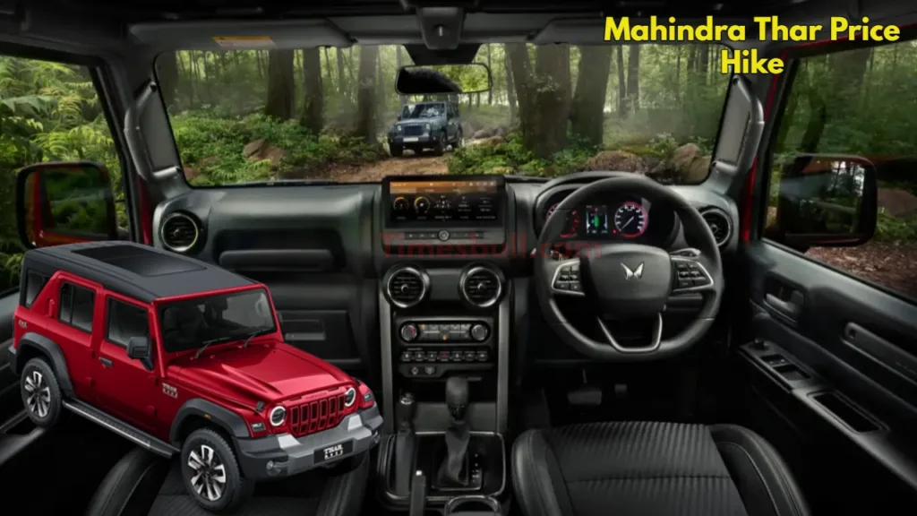 Mahindra Thar Price Hike