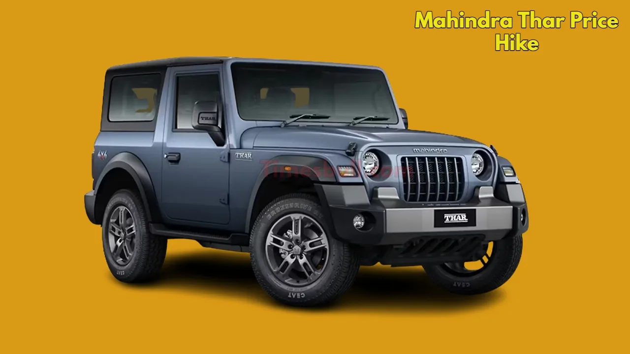 Mahindra Thar Price Hike
