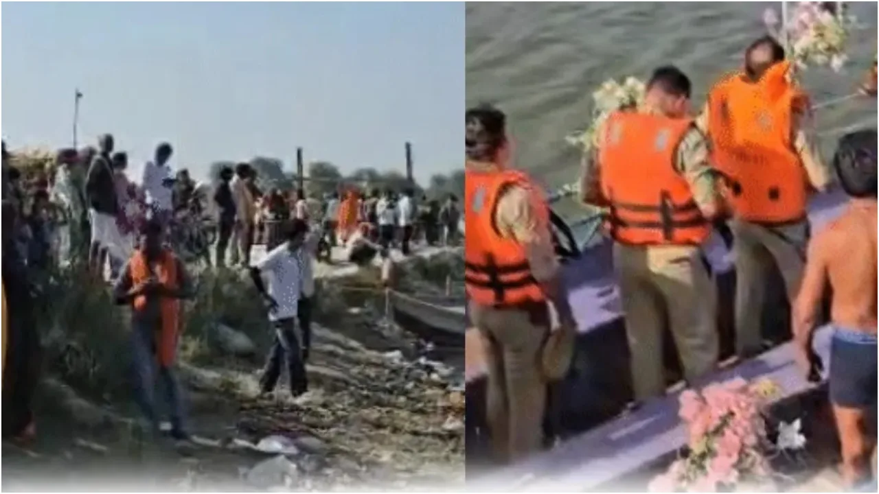 Mathura – 10 people killed as steamboat capsizes in Yamuna river in Vrindavan, rescue operations underway - Mathura Accident (1) | Times Bull