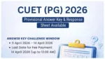 NTA CUET PG Answer Key