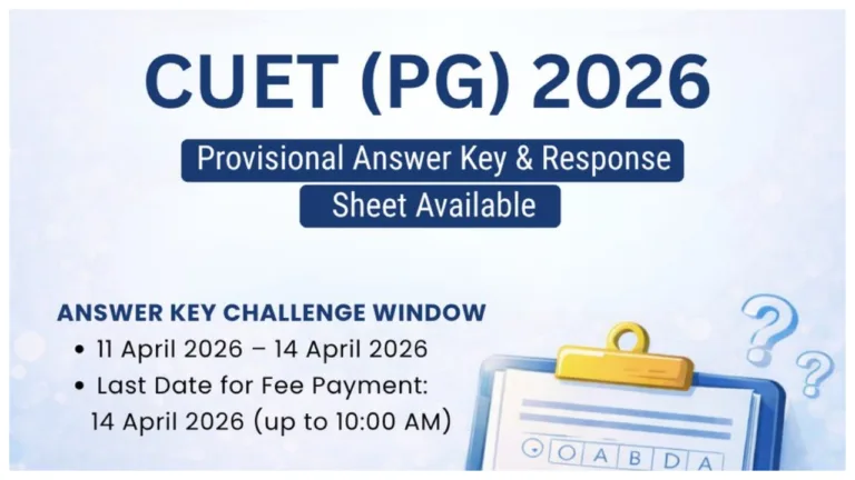 NTA CUET PG Answer Key