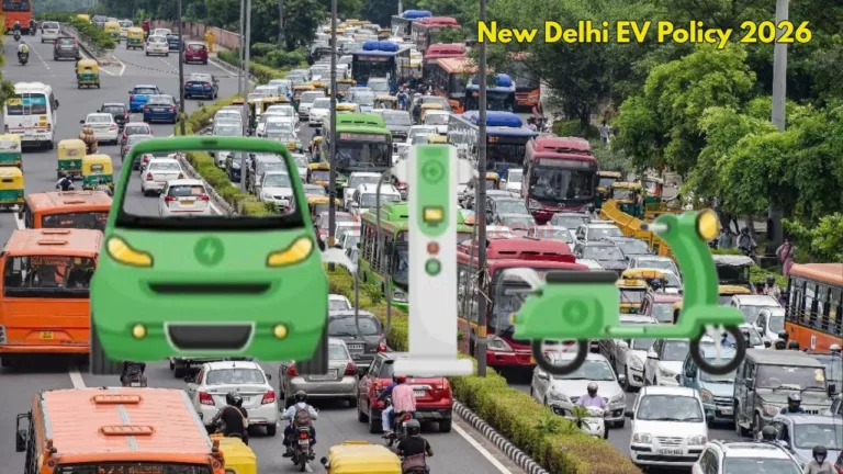 New Delhi EV Policy 2026: 100% Tax Waiver, ₹30 Lakh Limit & Full Details - New Delhi EV Policy 2026 (1) | Times Bull