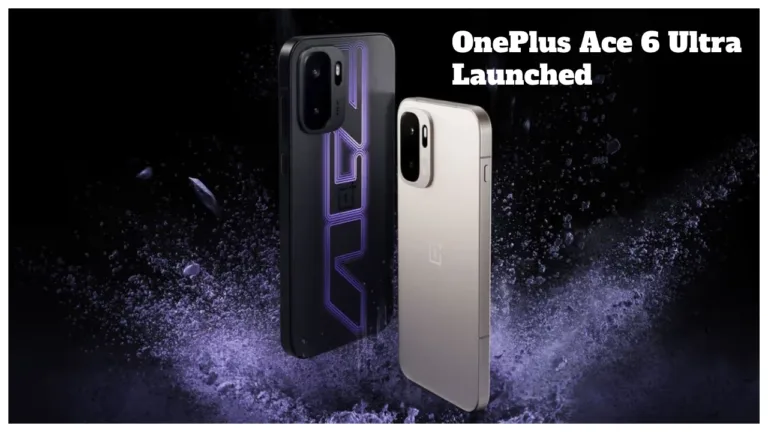 OnePlus Ace 6 Ultra Launched with 8,600mAh Battery & 120W Charging, Check Full Specs & Price