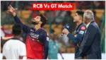 RCB Vs GT
