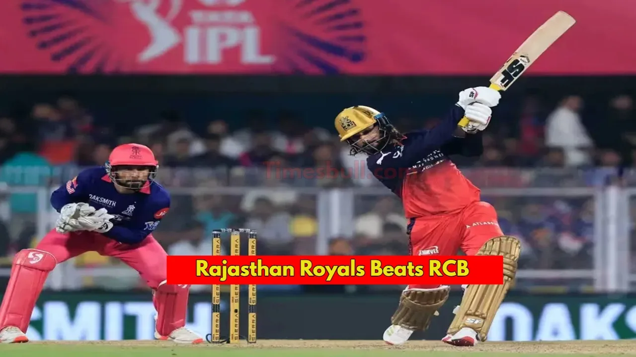 RR vs RCB IPL 2026 Highlight: Rajasthan Royals register their fourth consecutive victory, Crush Bangalore by 6 wickets - RR Vs RCB IPL 2026 (3) | Times Bull