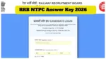 RRB NTPC Answer Key