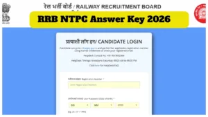 RRB NTPC Answer Key