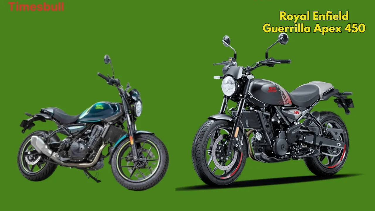 Guerrilla 450 2026: Royal Enfield Bike with Powerful Engine & Modern Features, Check Price Details - Royal Enfield Guerrilla Apex 450 | Times Bull