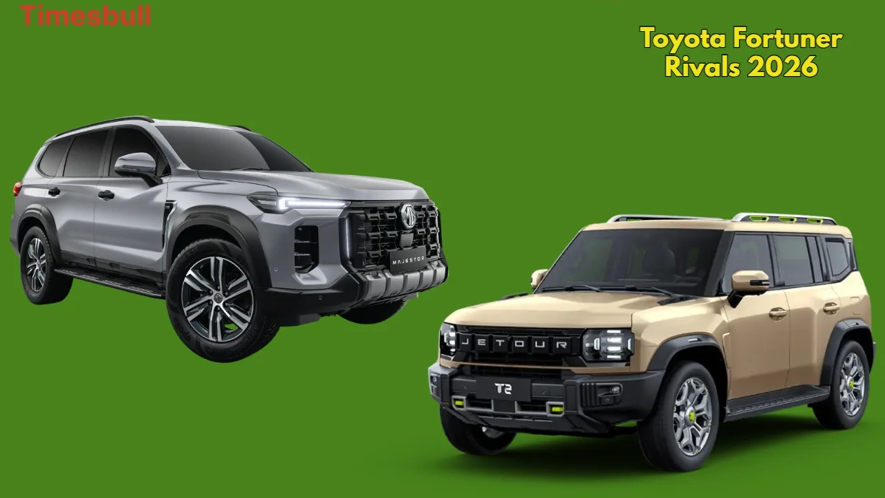 MG Majestor vs Jetour T2: New SUVs Set to Challenge Toyota Fortuner in 2026 - Toyota Fortuner Rivals 2026 | Times Bull