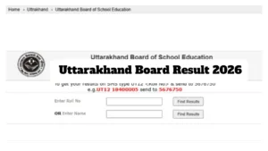 Uttarakhand Board Result