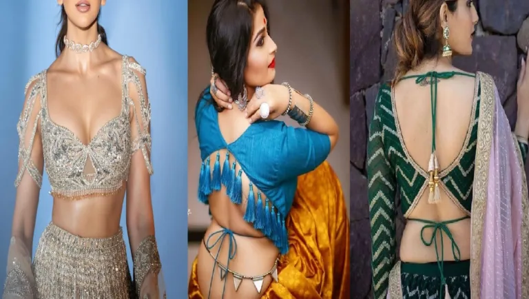 Try These Fancy Blouse Designs with Unique Sleeves & Steal the Spotlight in Every Gathering