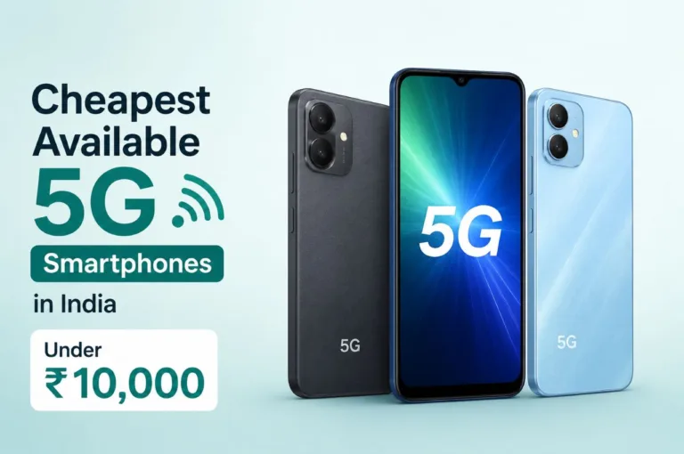 Cheapest Available 5G Smartphones in India Under 10000