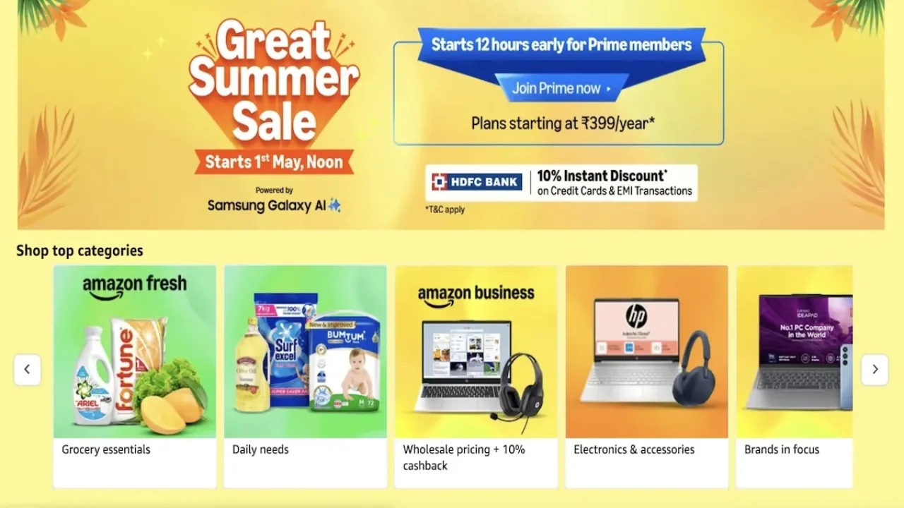 Amazon Great Summer Sale 2026 Date Out