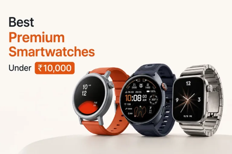 Best Premium Smartwatches Under ₹10,000: Upgrade to Luxury Metallic Builds, AMOLED Screens, and In-Built GPS