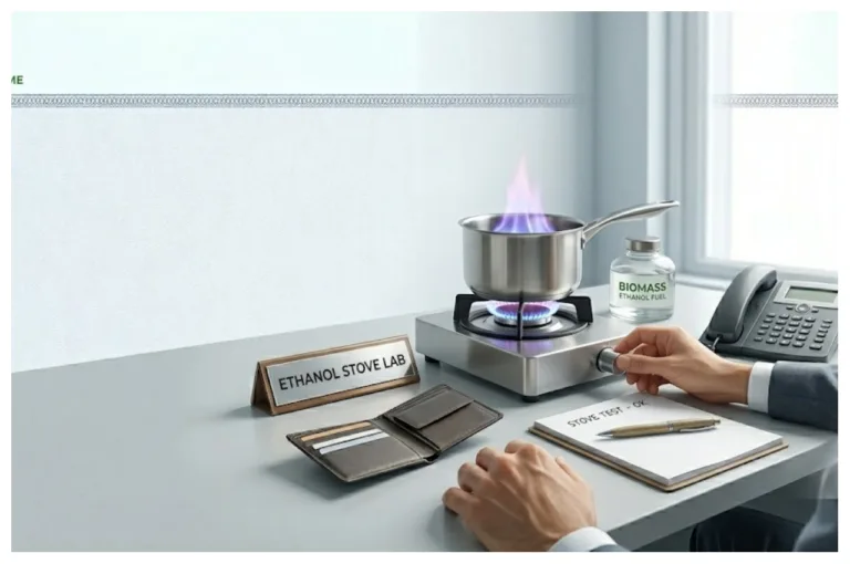 Ethanol Based Stove – Runs on 7% Ethanol-Water Mix, Cheaper Than LPG, How It Works