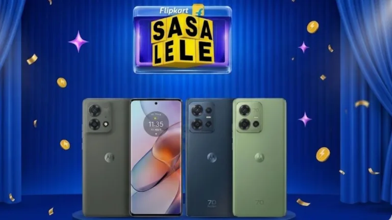 Flipkart Sasa Lele Sale 2026: Motorola Smartphones Discounted by up to ₹4,000