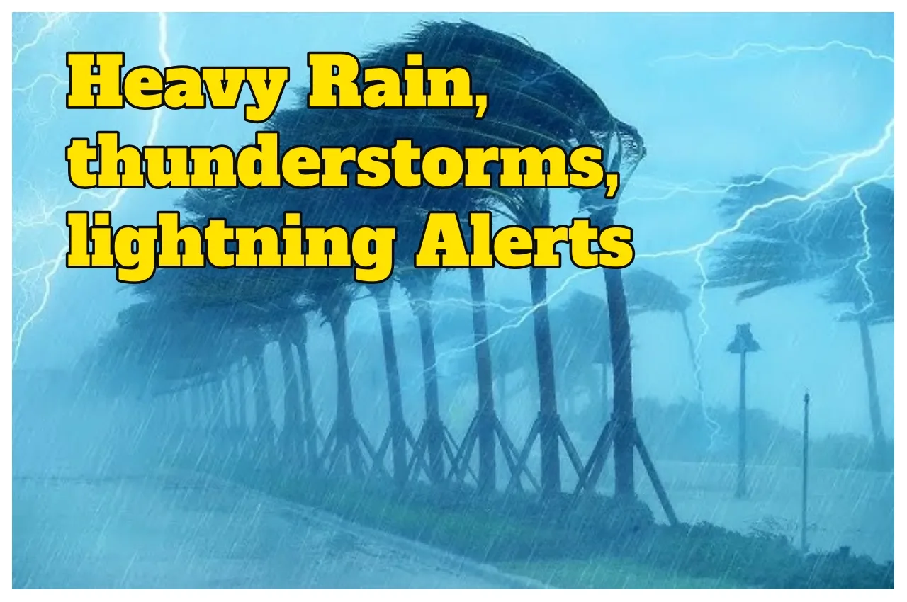 Weather warning – Heavy Rain, thunderstorms, lightning Alerts for 13 States Over Next 3 Days - Heavy Rain, Thunderstorms, Lightning Alerts | TIMESBULL