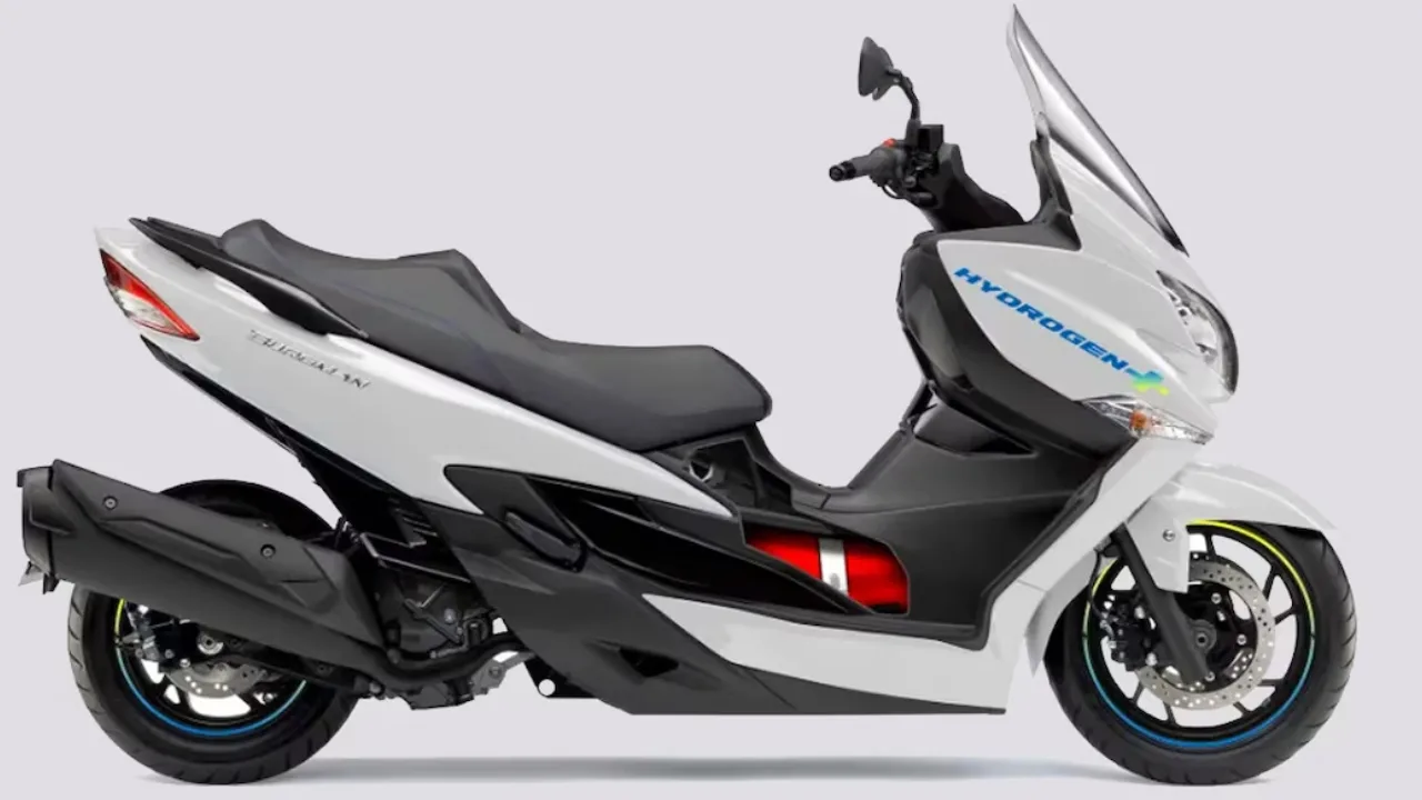 Toyota Hydrogen Scooter Patent Revealed: Swappable Fuel Cell Tech Based on Suzuki Burgman 400 - Hydrogen Burgman Scooter (1) | TIMESBULL