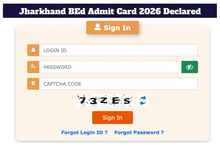 Jharkhand BEd Admit Card 2026 Declared – Direct Link to Download Hall Ticket at bedcet.jceceb.org.in