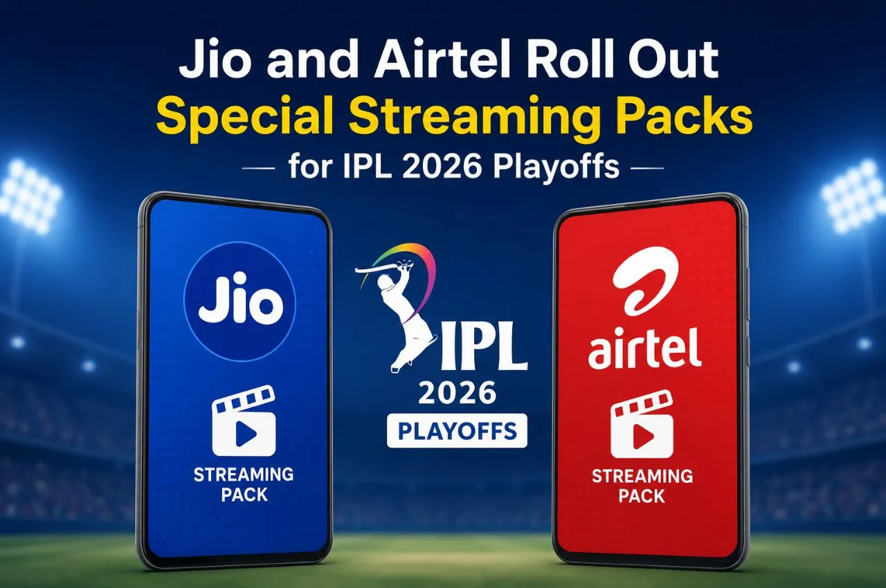 Jio and Airtel Roll Out Special Streaming Packs for IPL 2026 Playoffs - Jio Ipl Playoff Plans 2026 | TIMESBULL