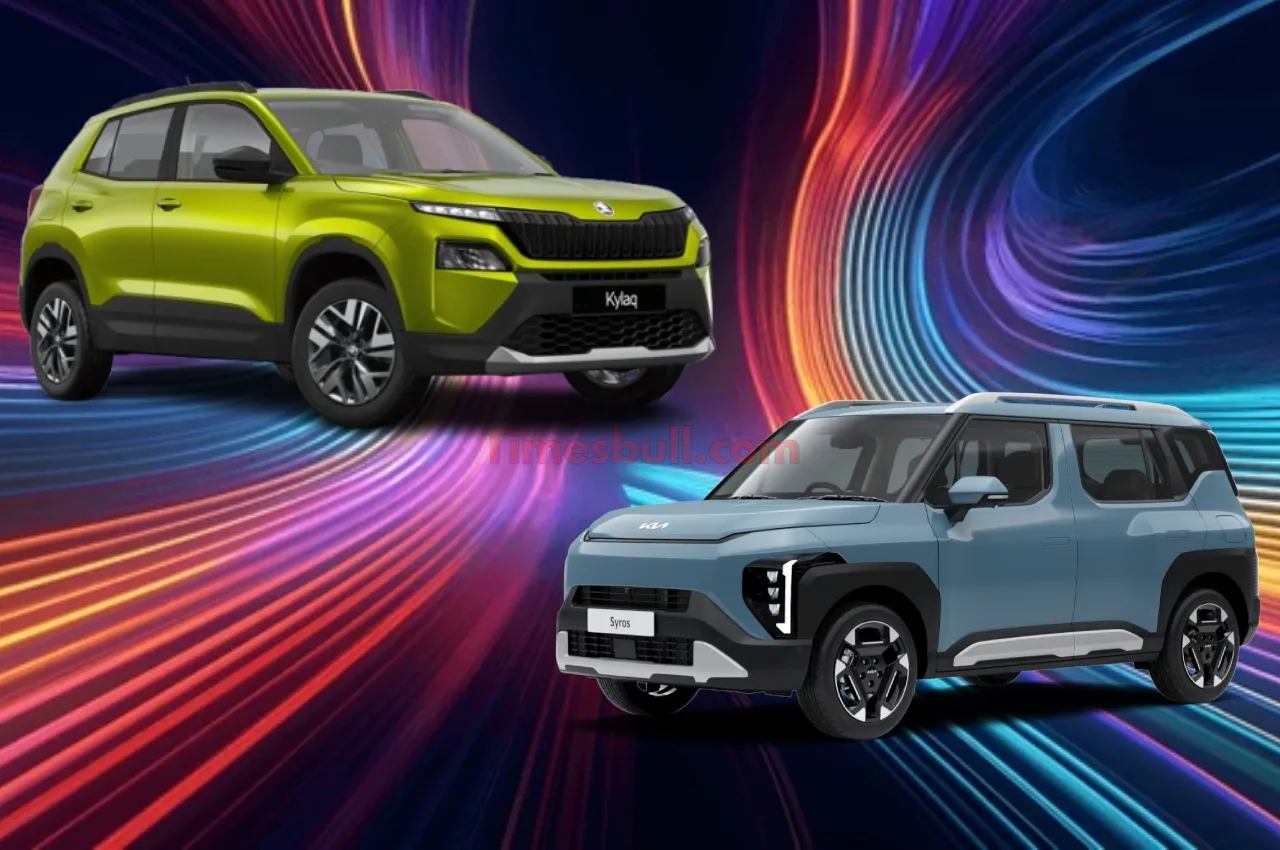 Skoda Kylaq Vs Kia Syros – Which SUV Offers Best Value Under ₹15 Lakh? - Kia Syros Vs Skoda Kylaq | TIMESBULL