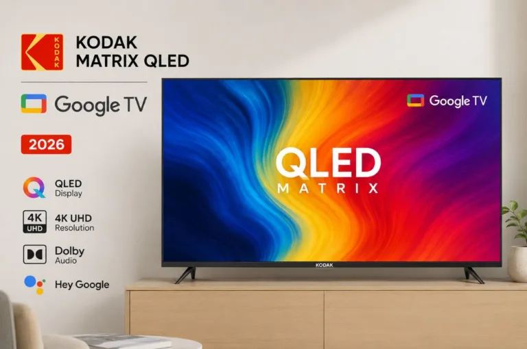 Kodak Matrix QLED Google TV 2026 Series Launched in India Just Under 10,999