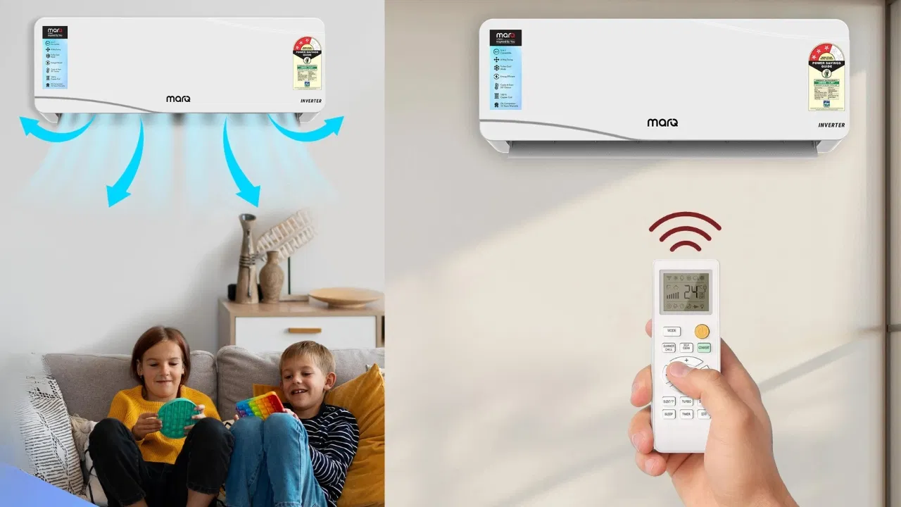 Looking for Latest MarQ 1 Ton 5 Star Inverter AC price India 2026 ...