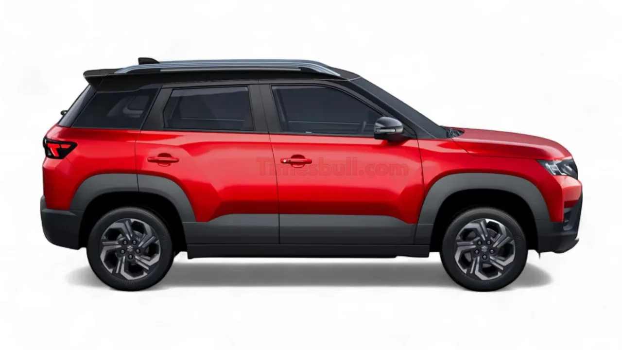 Maruti Brezza Facelift Spied: Underbody CNG Tank Frees 328L Boot vs Nexon iCNG - Maruti Brezza Facelift (4) | TIMESBULL
